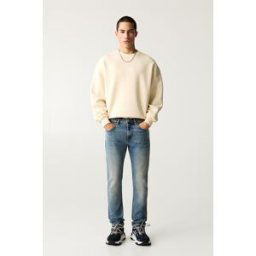 Pull&Bear Jean Slim Bleu fluo 46 male