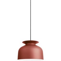 GUBI Lampe à suspension Ronde grand rouge