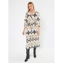 VMMILLE 3/4 SHIRT 7/8 DRESS WVN BTQ GA par Vero Moda Beige M Accessoires