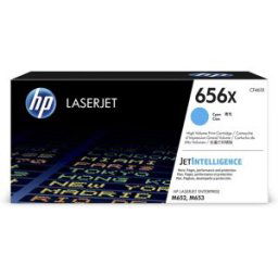 656X Toner cyan HP LaserJet authentique grande capacité