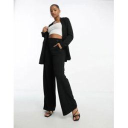 Vero Moda - Pantalon large d'ensemble en jersey - Noir Noir XL female