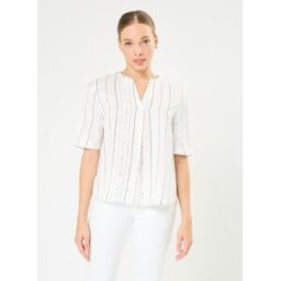 Foulard Stp V-Neck S WW0WW42727 par Tommy Hilfiger Blanc 38 Accessoires