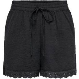 Short noir avec dentelle et poches latérales Femme JDY