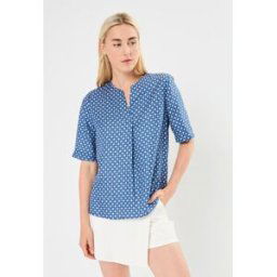 Foulard Stp V-Neck S WW0WW42727 par Tommy Hilfiger Bleu 40 Accessoires