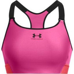 Brassière femme Under Armour HeatGear High Rose S Femme
