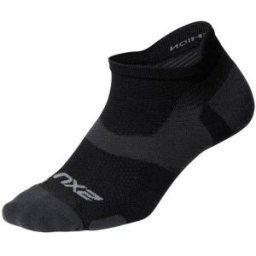 Chaussettes invisibles 2XU Vectr LightCushion Noir S Mixte