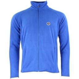 Polaire à capuche 1/2 zip Peak Mountain Bleu L Homme