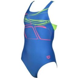 Maillot de bain 1 pièce fille Arena Pro Logo Bleu 8/9 ans Femme