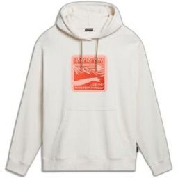 Sweatshirt à cappuche Napapijri Boyd Blanc S Homme