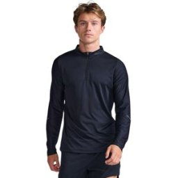 Maillot manches longues 1/4 zip 2XU Light Speed Tech Noir XL Homme