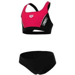 Maillot de bain 2 pièces fille Arena Thrice R Noir 12/13 ans Femme