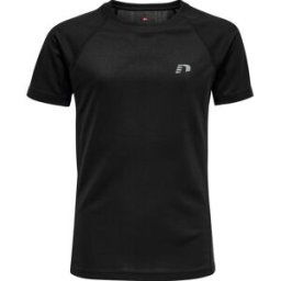 T-shirt de running enfant Newline core Noir 8 ans Mixte