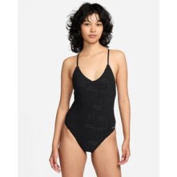 Maillot de bain 1 pièce fille Nike Retro Flow Noir S Femme
