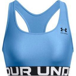 Brassière femme Under Armour HeatGear Mid Branded Bleu XL Femme