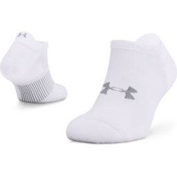 Chaussettes invisibles Under Armour Dry™ Run Unisexe Blanc L Mixte