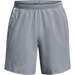 Short Under Armour Launch 18 cm Argenté S Homme