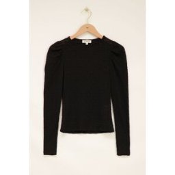 Top noir fleuri My Jewellery Noir XS femme
