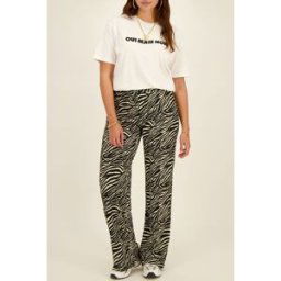 Legging flare zébré noir&blanc My Jewellery Noir et blanc femme