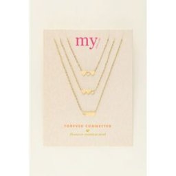 Set de 3 colliersà 3 coeurs My Jewellery Argenté/Doré One size femme