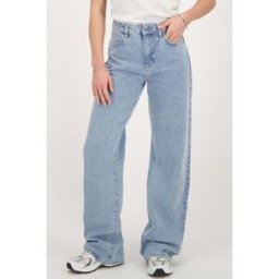 Jean large bleu avec strass My Jewellery Bleu femme