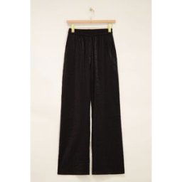 Pantalon large noir métallique My Jewellery Noir L femme