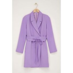 Robe blazer violette avec cordon My Jewellery Violet S femme