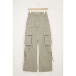 Jean vert avec poches cargo My Jewellery Vert XS femme