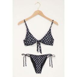 Bikini noir avec palmiers My Jewellery Noir L femme