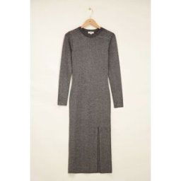 Robe bodycon noire avec lurex argenté My Jewellery Noir M femme