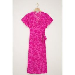 Robe midi roseà imprimé floral My Jewellery Rose M femme