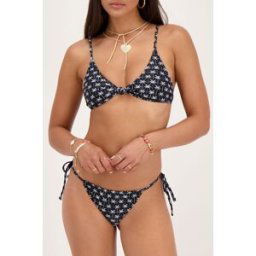 Bikini noir avec palmiers My Jewellery Noir femme