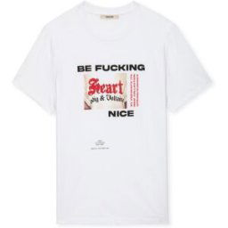 Zadig&Voltaire T-Shirt Ted Photoprint Blanc - Taille L - Homme