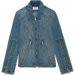 Zadig&Voltaire Veste Bons Denim Light Blue - Taille M - Femme