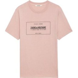 Zadig&Voltaire T-Shirt Ted Blason Primerose - Taille Xs - Homme