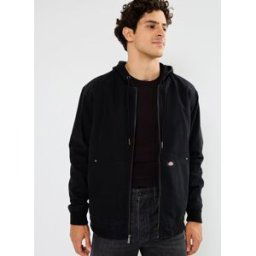 Dickies hooded duck canvas jacket sw par Dickies Noir XL Accessoires