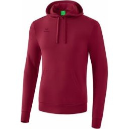 Sweat à capuche Erima Basic Rouge M Homme