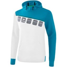 Sweat à capuche Erima 5-C Blanc L Homme
