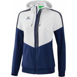 Veste à capuche femme Erima Tracktop Squad Gris 38 Femme