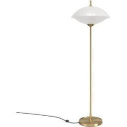Fritz Hansen Lampadaire Clam 128 cm Opal-brass
