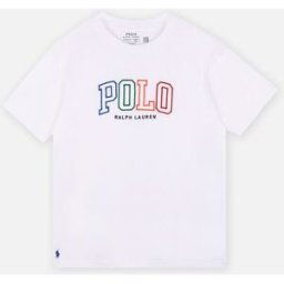 Sscnm4-Knit Shirts-T-Shirt par Polo Ralph Lauren Blanc 10 - 12A Accessoires