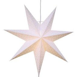 Star Trading Etoile de l'avent Dot 54 cm Blanc