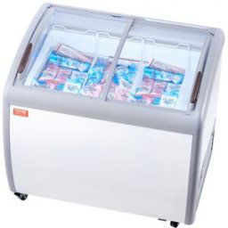 VEVOR Vitrine Réfrigérée à Crème Glacée Vitrine à Glaces Gelato Commerciale 264L
