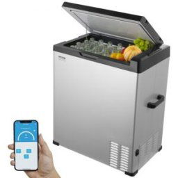 VEVOR Réfrigérateur Portable à Compression Mini Frigo 70 L Zone Unique Voiture