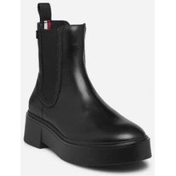 MINIMAL LEATHER CHELSEA LOGOTAPE par Tommy Hilfiger Noir 41 Femme