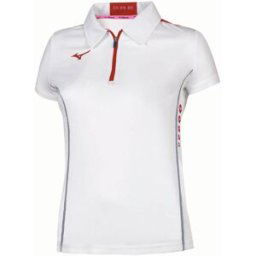 Polo femme Mizuno Wom Hex Blanc L Femme
