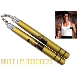 Nunchaku Bruce Lee design en bois massif