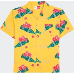 Brixton - Chemise - Brixton x COCA COLA - Taille S Jaune S male