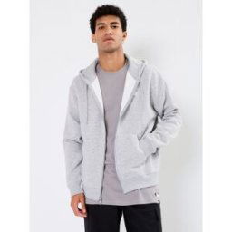 Sport Essentials Logo Fleece Full Zip par New Balance Gris XXL Accessoires