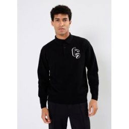 Gareth Polo Manche Longue par Gertrude Noir XXL Accessoires