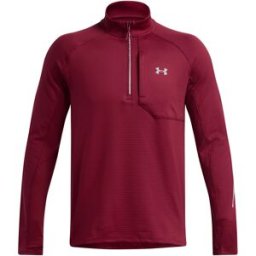 Sweatshirt 1/2 zip Under Armour Launch Elite Rouge L Homme